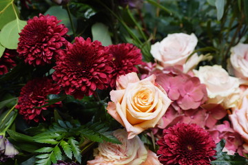 Macro flores para una boda