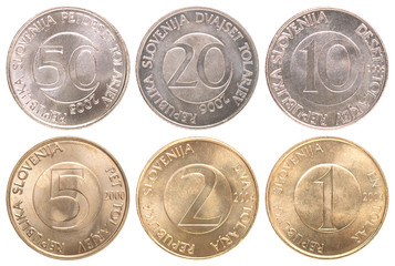 Full Set of Slovenian Coins