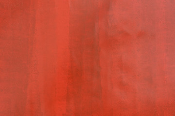 orange oil paint on metal wall show air spots on painted color