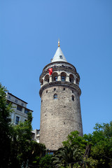 Obraz premium Galata Tower, Istanbul, Turkey