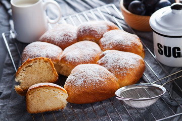 fresh brioche buns
