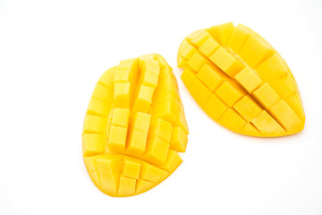 mango isolated on white