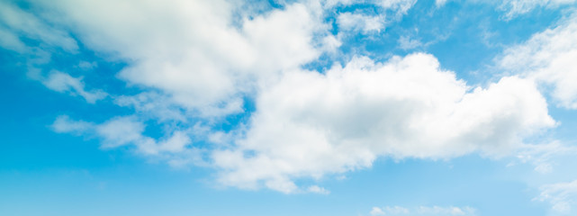 Soft clouds and blue sky