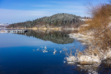 Zawóz Bieszczady zima