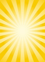 Sunlight vertical abstract background. gold yellow color burst background.