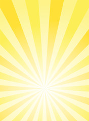 Sunlight vertical abstract background. gold yellow color burst background.