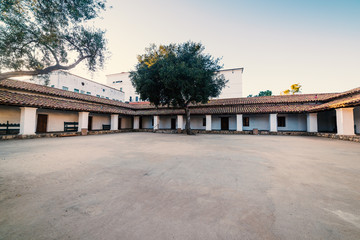 El Presidio courtyard in Old Santa Barbara