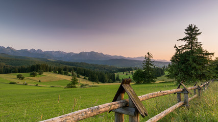 Fence in the mountains