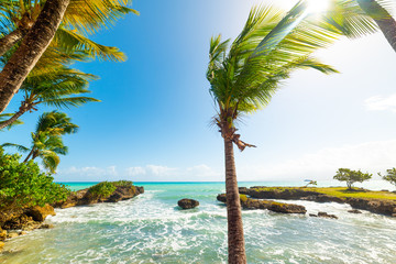 Bas du Fort beach in Guadeloupe