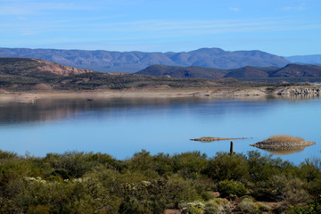 Fototapeta na wymiar Roosevelt Lake Arizona
