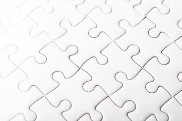 White puzzles represent harmony and power of successful people.