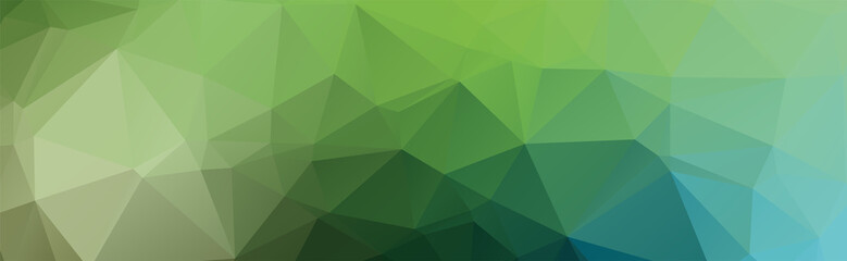 Obraz na płótnie Canvas Abstract Light green Polygonal Mosaic Background, modern background, Low Poly Style, Vector illustration, Business Design Templates
