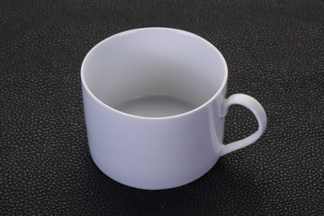 Empty ceramic cup