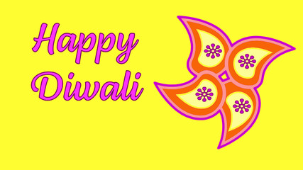 Fototapeta na wymiar Happy Diwali festival poster. DIwali holiday background. Vector illustration