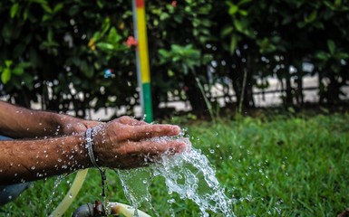 agua manguera