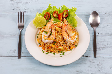 Shrimp fried rice