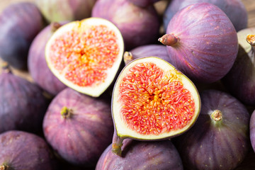 fresh figs fruit as background