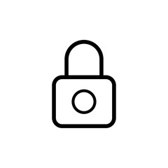 padlock icon trendy