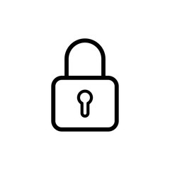 padlock icon trendy