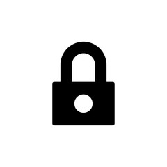 padlock icon trendy