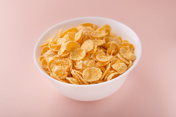 Bowl with cornflakes