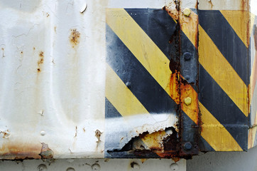 Close up photoraphy of a harbor crane