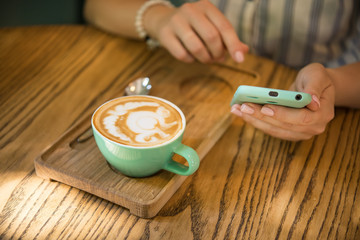 Woman food blogger shoots content