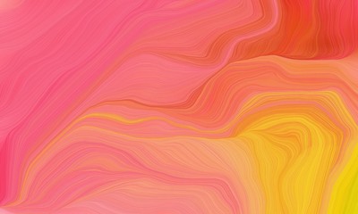 curved lines abstract wallpaper background with salmon, vivid orange and bronze colors. artwork illustration can be used for canvas, poster, graphic or wallpaper