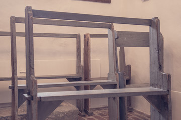 The knackers Church benches