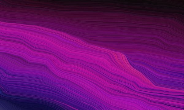 curved contemporary lines waves with purple, very dark pink and medium violet red colors. modern illustration can be used for canvas, poster, graphic or wallpaper