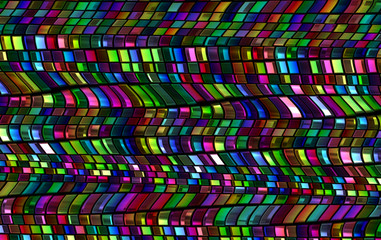 colored art shiny tiles blocks 