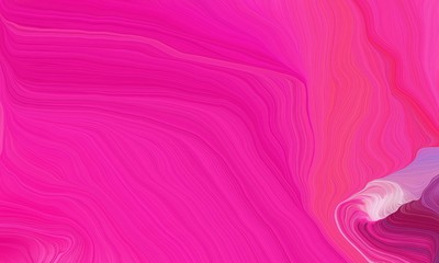 curved lines waves with deep pink, pastel magenta and dark moderate pink colors. modern illustration can be used for canvas, poster, graphic or wallpaper