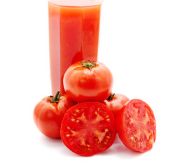 Tomato red juice.