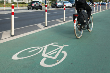 Obraz premium Berliner Radweg