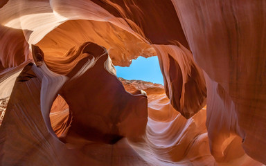 lower antelope canyon - abstract background