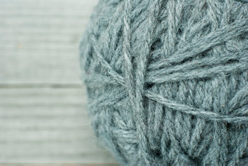 ball of threads, closeup