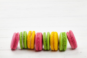 Cake macaron or macaroon sweets