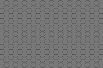 Dark Gray Hexagonal Tile Pattern (Large, Dark)