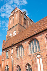Fototapeta na wymiar Cathedral of Güstrow (Güstrower Dom) Güstrow Mecklenburg Western Pomerania Germany