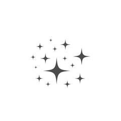 Sparkles stars vector icon