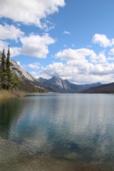 Summer On Medicine Lake, Jasper National Park, Alberta
