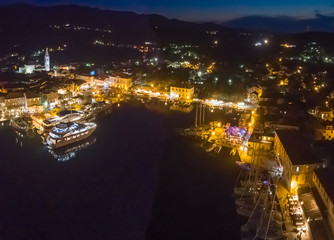 Aerial view of Jelsa in Croatia