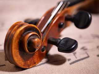 Violine, Schnecke 