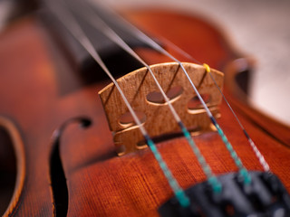 Violine mit Unschärfeverlauf