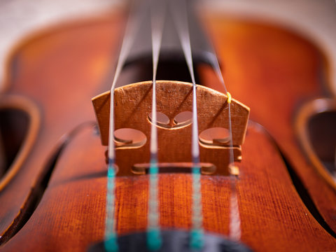 Violine, Aufnahme mi offener Blende