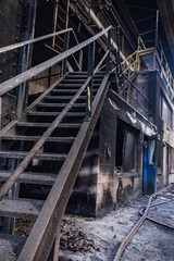 abandoned building, old steal factory, urbex
