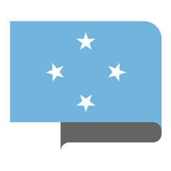 Flag horizontal shape, pointer for world map