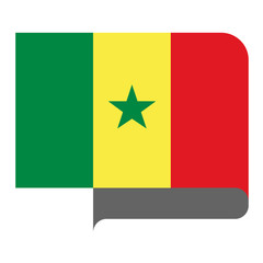 Flag horizontal shape, pointer for world map