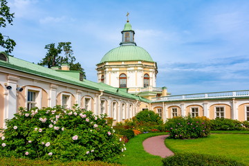 Fototapeta na wymiar Grand Menshikov Palace in Oranienbaum (Lomonosov), St. Petersburg, Russia