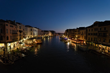 Fototapeta premium Venice canal at sunset